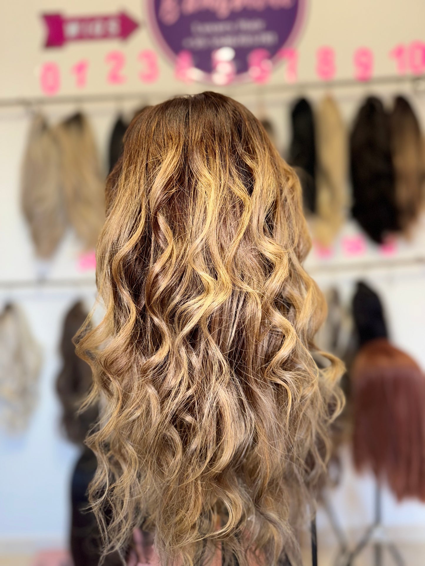 Raw hair ice blonde
